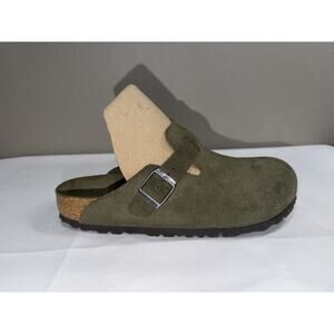 Birkenstock Boston Soft Footbed Green Mens 7.5 Womens 9.5 SINGLE RIGHT CLOG ONLY